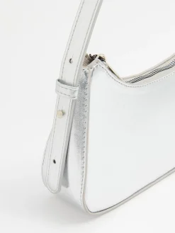 Srebrna mała torebka