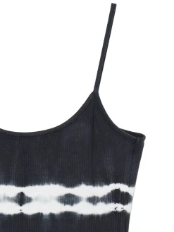 Sukienka maxi z kontrastowym nadrukiem