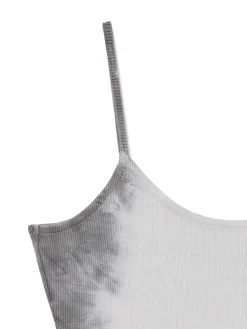 Sukienka maxi z nadrukiem po bokach