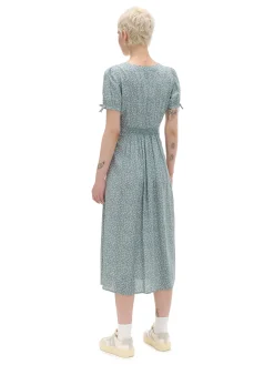 Sukienka midi z motywem kwiatowym