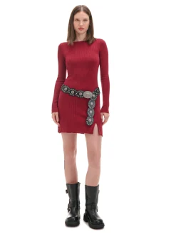 Sukienka mini z długimi rękawami