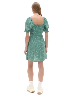 Sukienka mini z kwiatowym wzorem all over