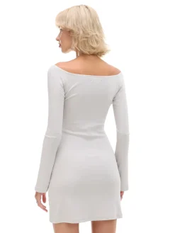 Sukienka mini z rękawami flare