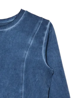 Sukienka z efektem oil wash