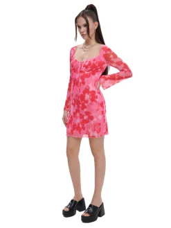 Sukienka z kwiatowym motywem