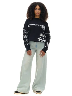 Sweter w racingowym stylu