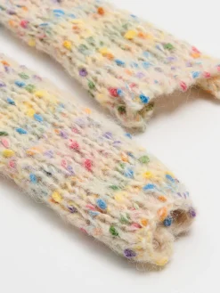 Szalik w kolorowe nopki