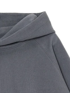 Szara bluza oversize z kapturem