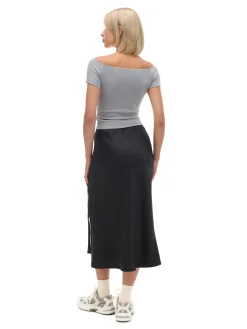 Szara bluzka z dodatkiem wiskozy