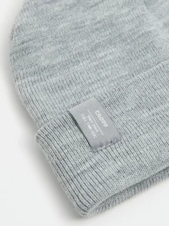 Szara czapka beanie z wiskozą