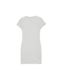 Szara dopasowana sukienka mini