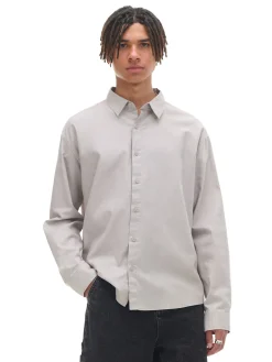 Szara koszula oversize