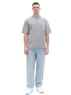 Szara koszulka acid wash