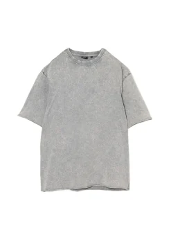 Szara koszulka acid wash