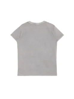 Szara koszulka z nadrukiem