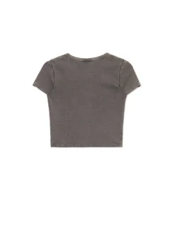 Szara koszulka z samochodem