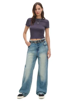 Szara koszulka z wiskozą