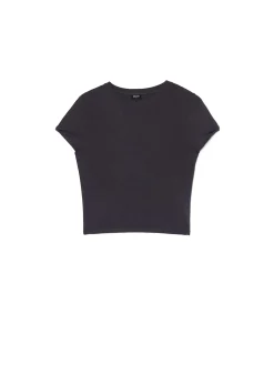 Szara koszulka z wiskozą