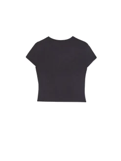 Szara koszulka z wiskozą