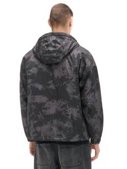 Szara kurtka basic z kapturem