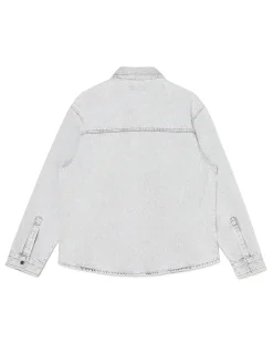 Szara kurtka jeansowa