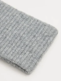 Szara ocieplana opaska na głowę