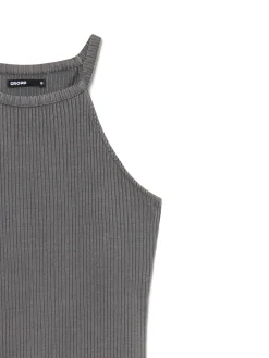 Szara plisowana sukienka