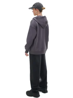 Szara rozpinana bluza oversize