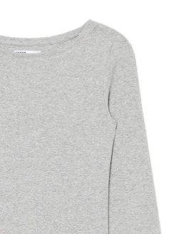 Szara sukienka mini z długimi rękawami