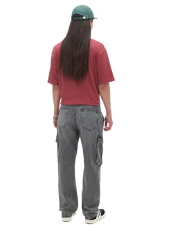 Szare jeansy relaxed