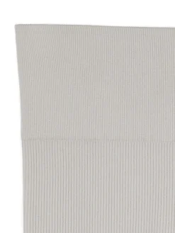 Szare prążkowane legginsy