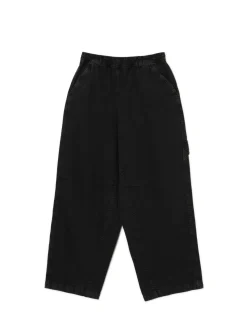 Szare spodnie baggy z wysokim stanem