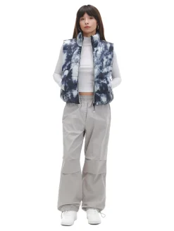 Szare spodnie parachute