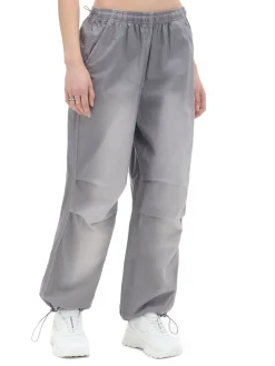 Szare spodnie parachute