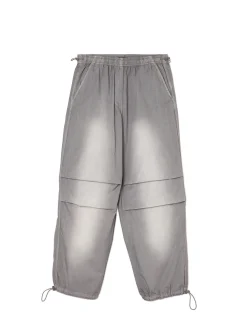 Szare spodnie parachute