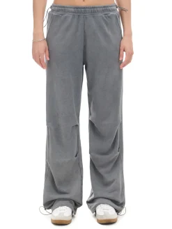 Szare spodnie parachute