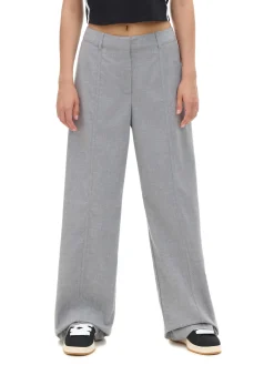 Szare spodnie tailoring