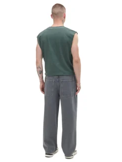 Szare super jeansy baggy