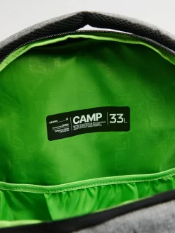 Szary gładki plecak