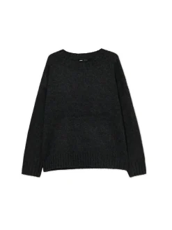 Szary gładki sweter