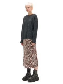 Szary gładki sweter