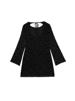 Szyfonowa sukienka mini w kwiaty