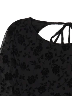 Szyfonowa sukienka mini w kwiaty