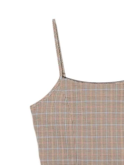 Top ze wzorem w kratę