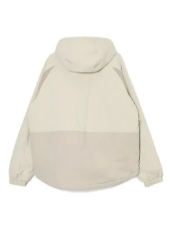 Trójkolorowa kurtka z kapturem