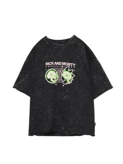 T-shirt z efektem sprania Rick i Morty
