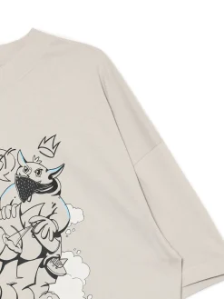 T-shirt z nadrukiem graffiti