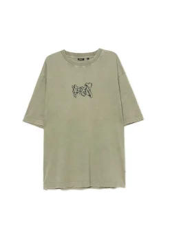 T-shirt z postrzępionymi brzegami