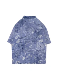 Wiskozowa koszula z nadrukiem