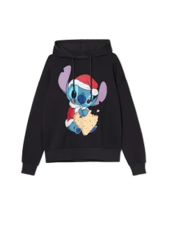 Świąteczna bluza hoodie Stitch